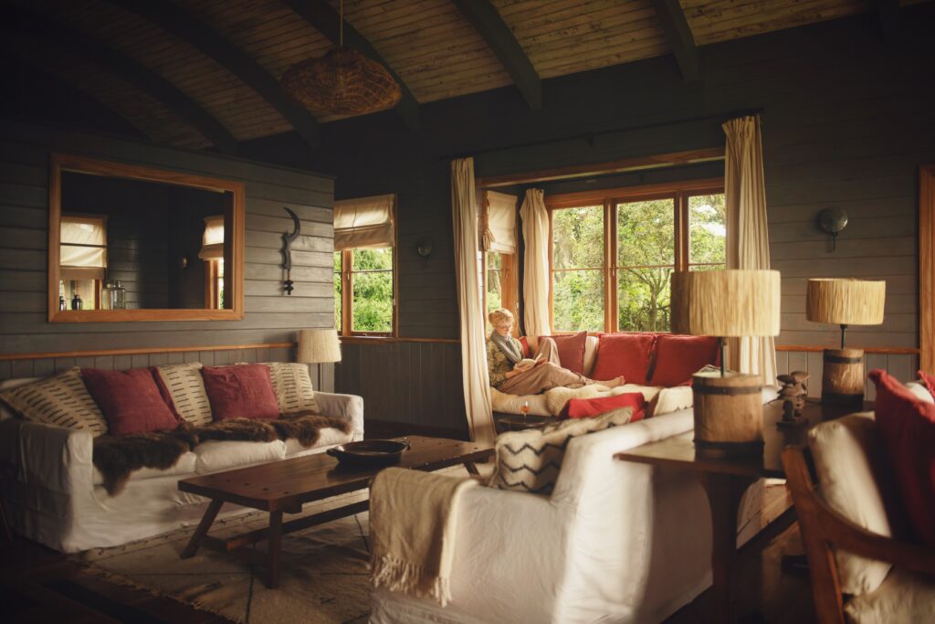 A cosy nook to relax with a good book