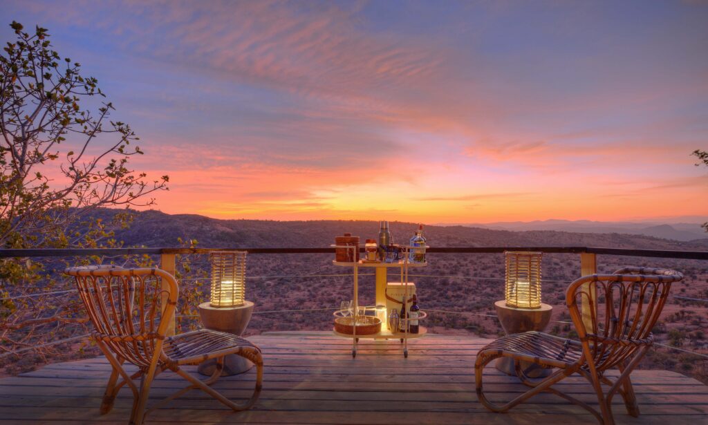Acacia deck with a view