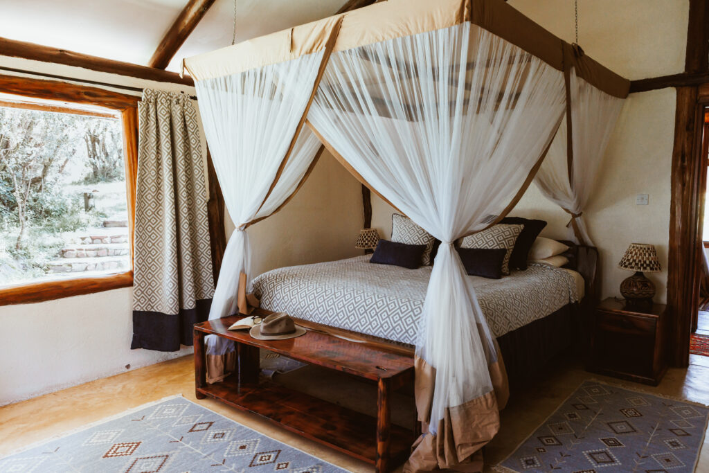 Accacia House Double Room at Basecamp Mara Houses. Mara North Region of Maasai Mara, Kenya.