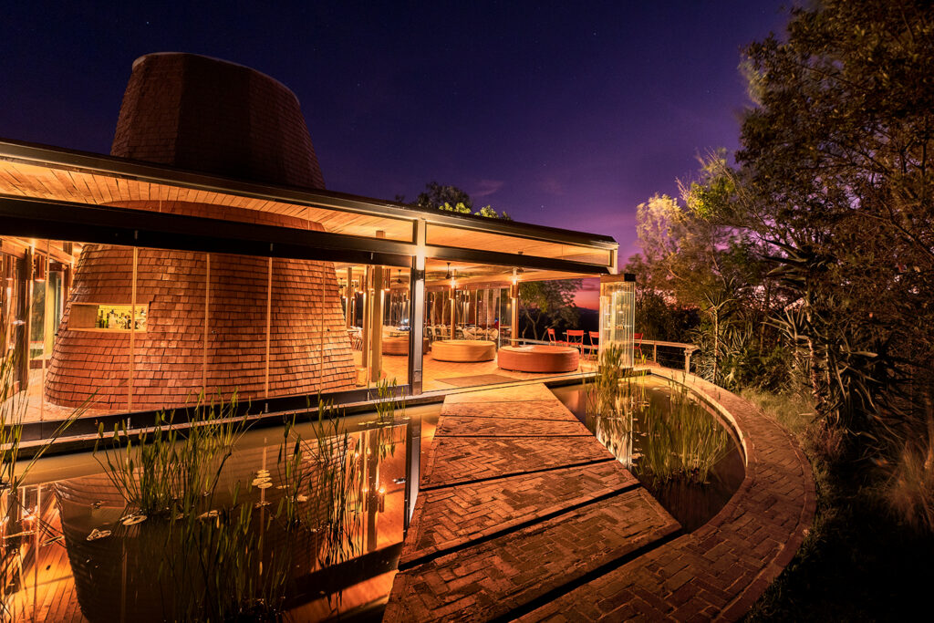 Angama Mara - Guest Area at Night photographed by Teagan Cunniffe