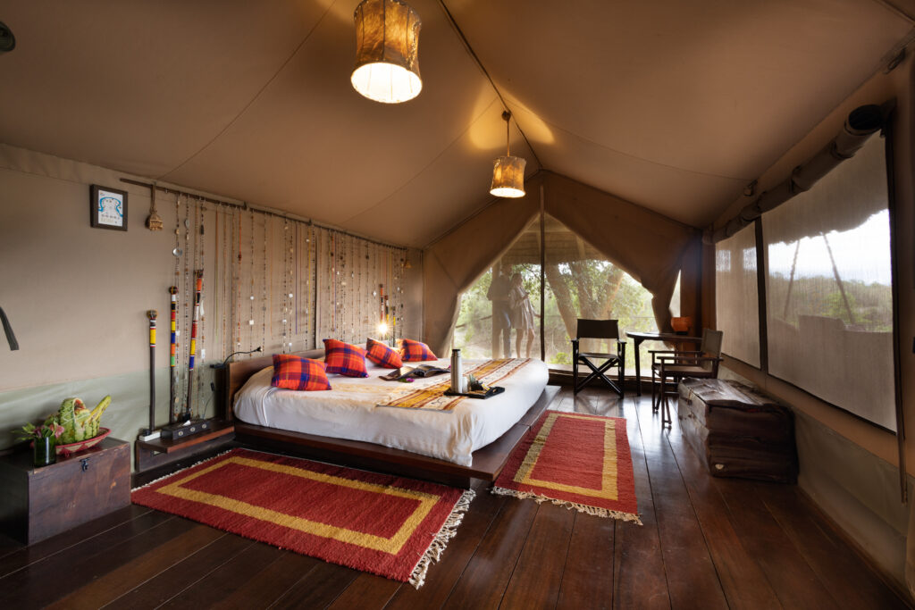 Obama Tent room at basecamp maasai mara. In the Talek region of Maasai Mara
