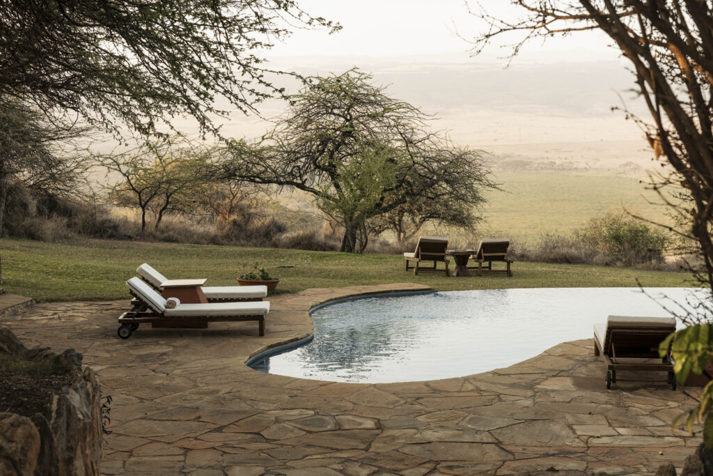 Elewana Kifaru House - Pool Side Area