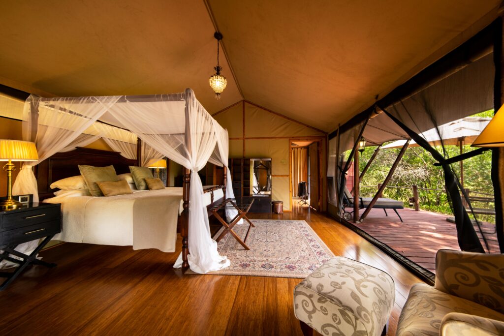 Elewana Sand River Luxury Tent interior Double