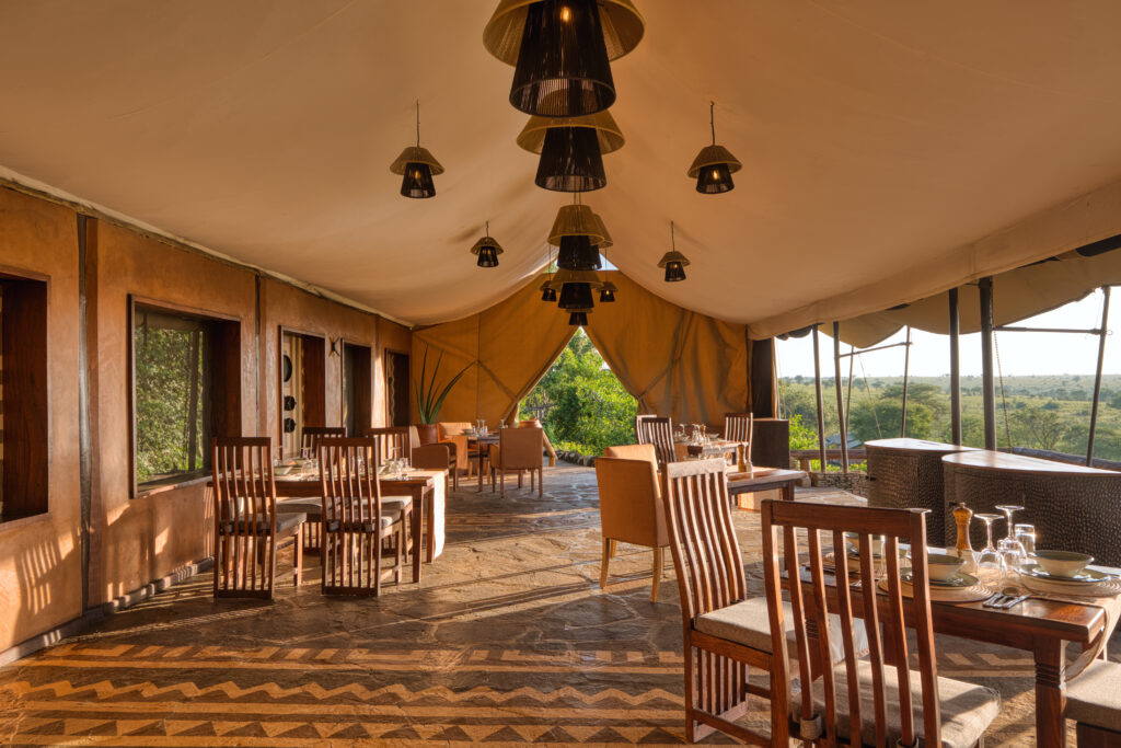 Elewana Serengeti Migration Camp Dining Tent