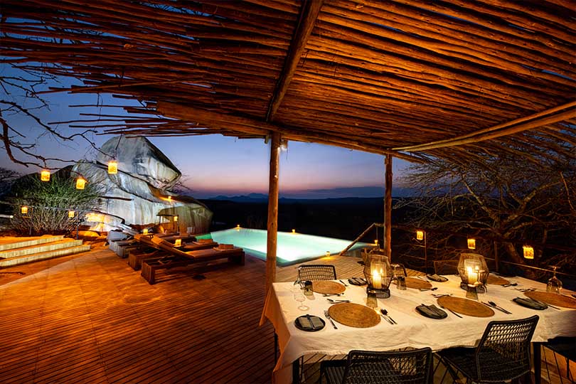 Jabali-Ridge-Dinner-set-up-by-the-pool