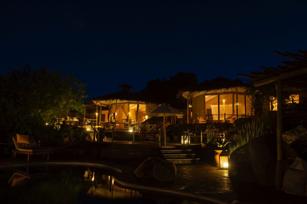 Mkombe's House by night
