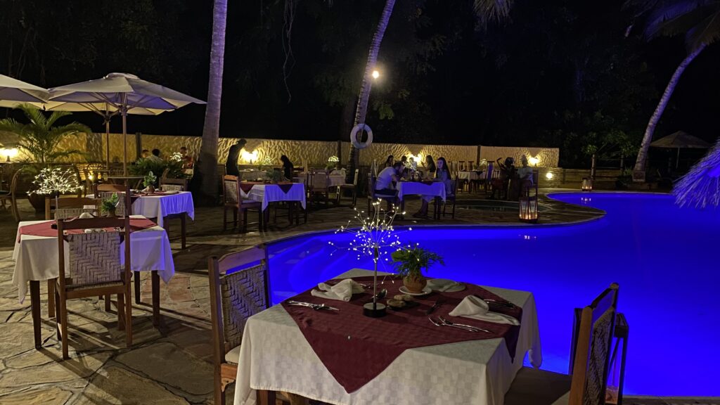 Poolside Dinner 1