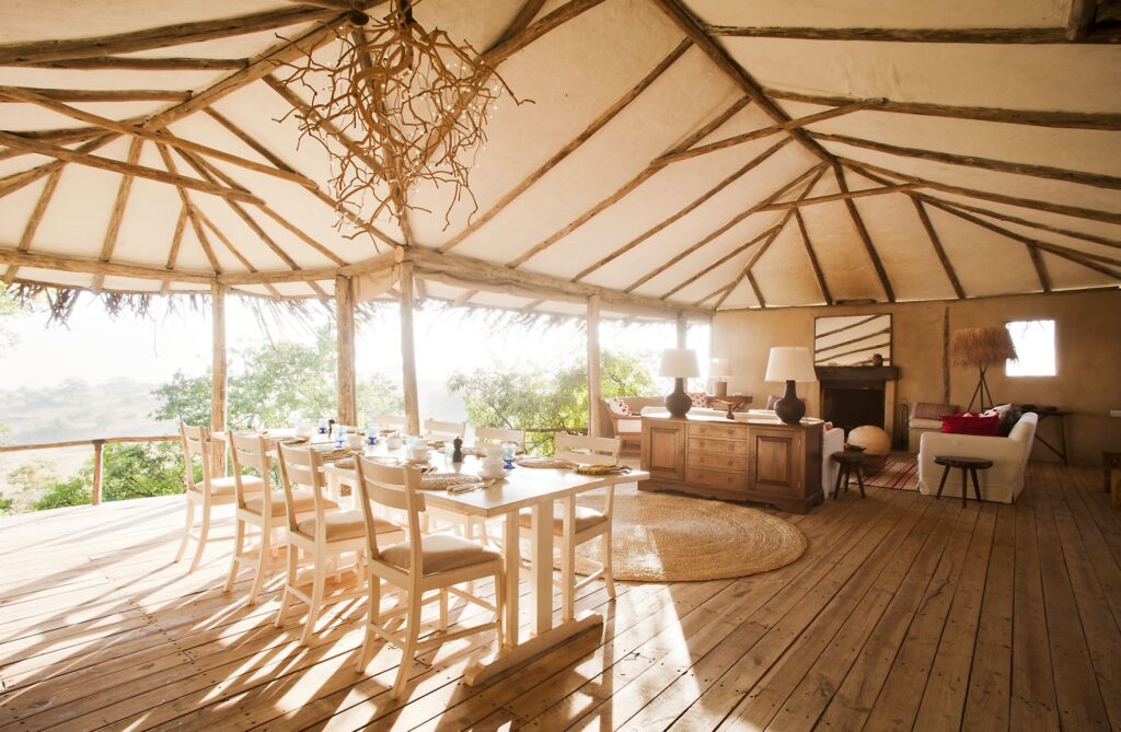 Private dining and lounge with open fire