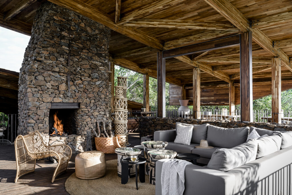Singita Faru Faru Lodge_Fire Place