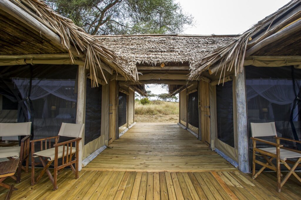 Walkway between family rooms